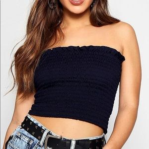 PETITE BLACK BANDEAU